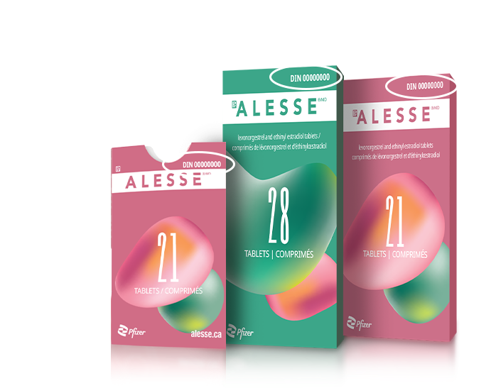 Alesse パッケージ