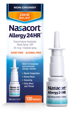 Nasacort Allergy 24HR パッケージ
