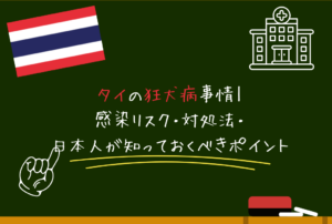 タイの狂犬病事情｜感染リスク・対処法・日本人が知っておくべきポイント