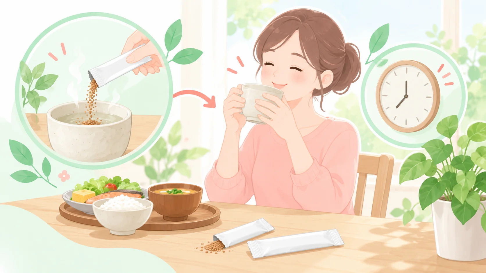 防風通聖散の飲み方のイメージ