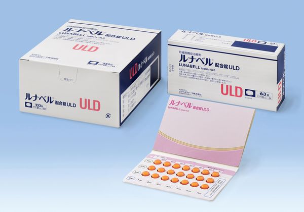 ルナベル配合錠ULDのパッケージとシート