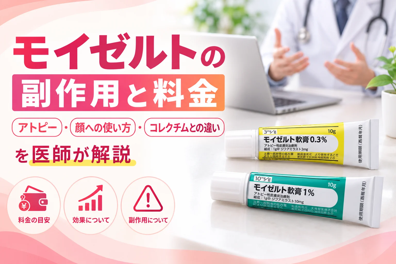 モイゼルトの副作用と料金を医師が解説 アイキャッチ