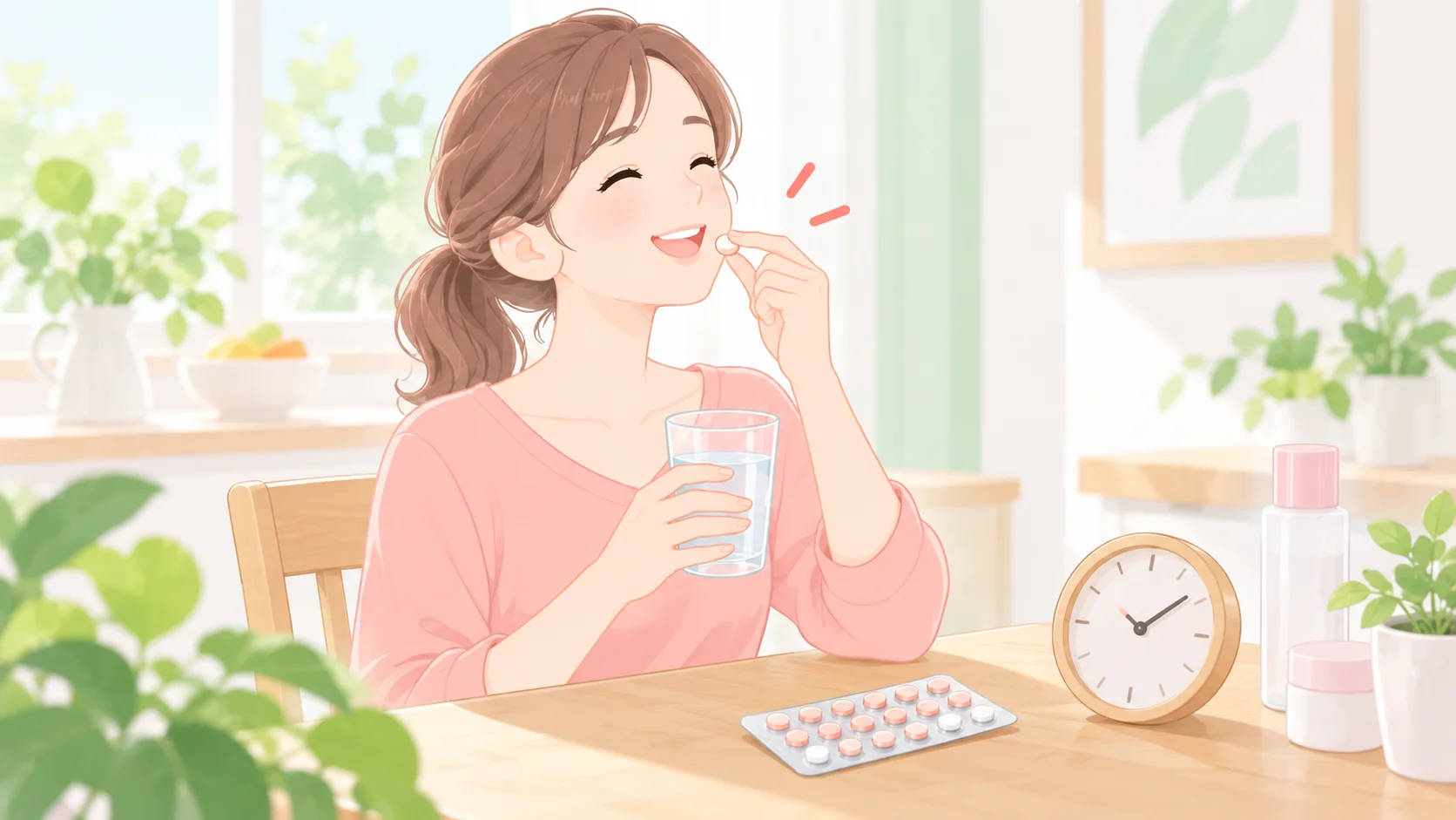 ファムビルの飲み方のイメージ